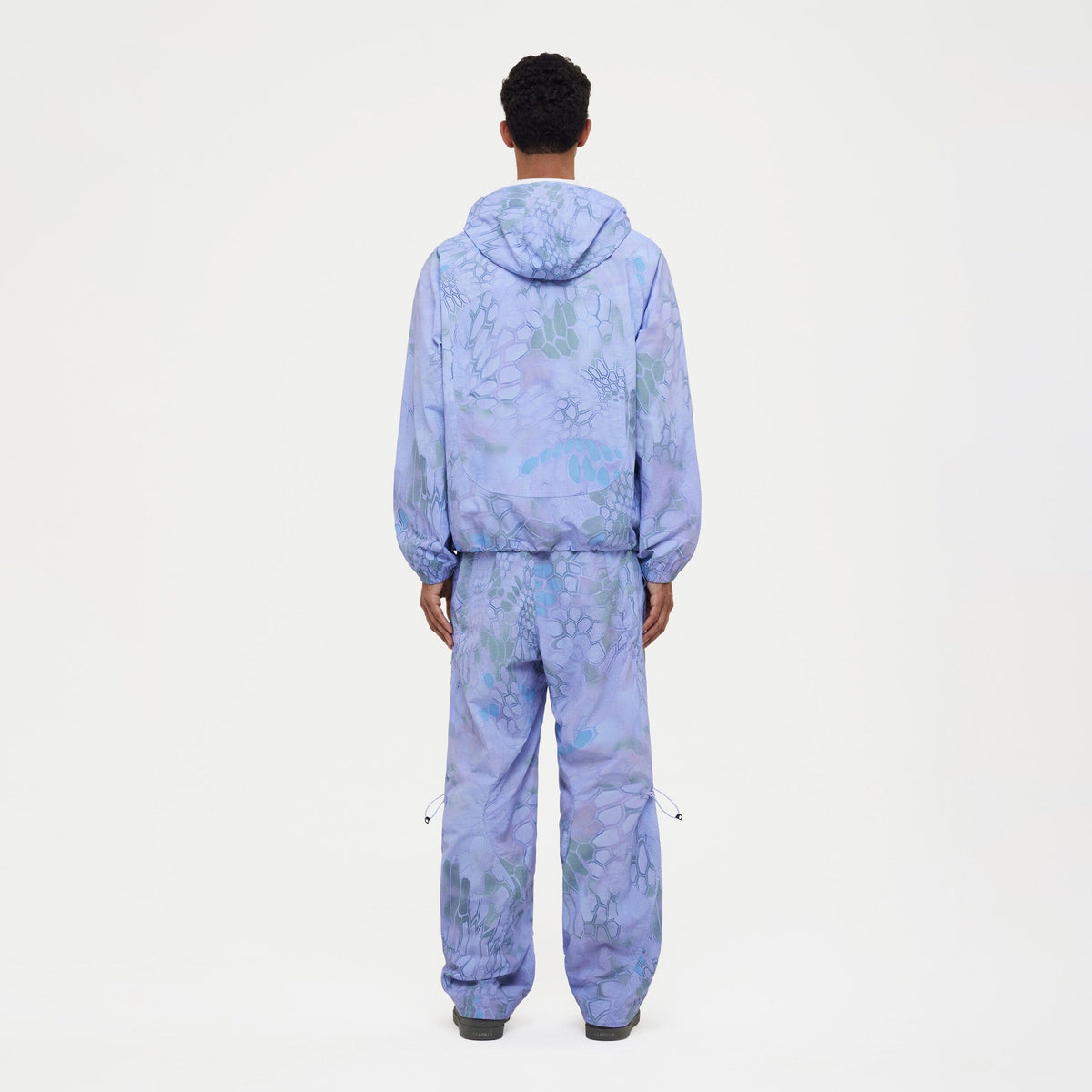 Turtle Nylon Trousers | Blue/Purple