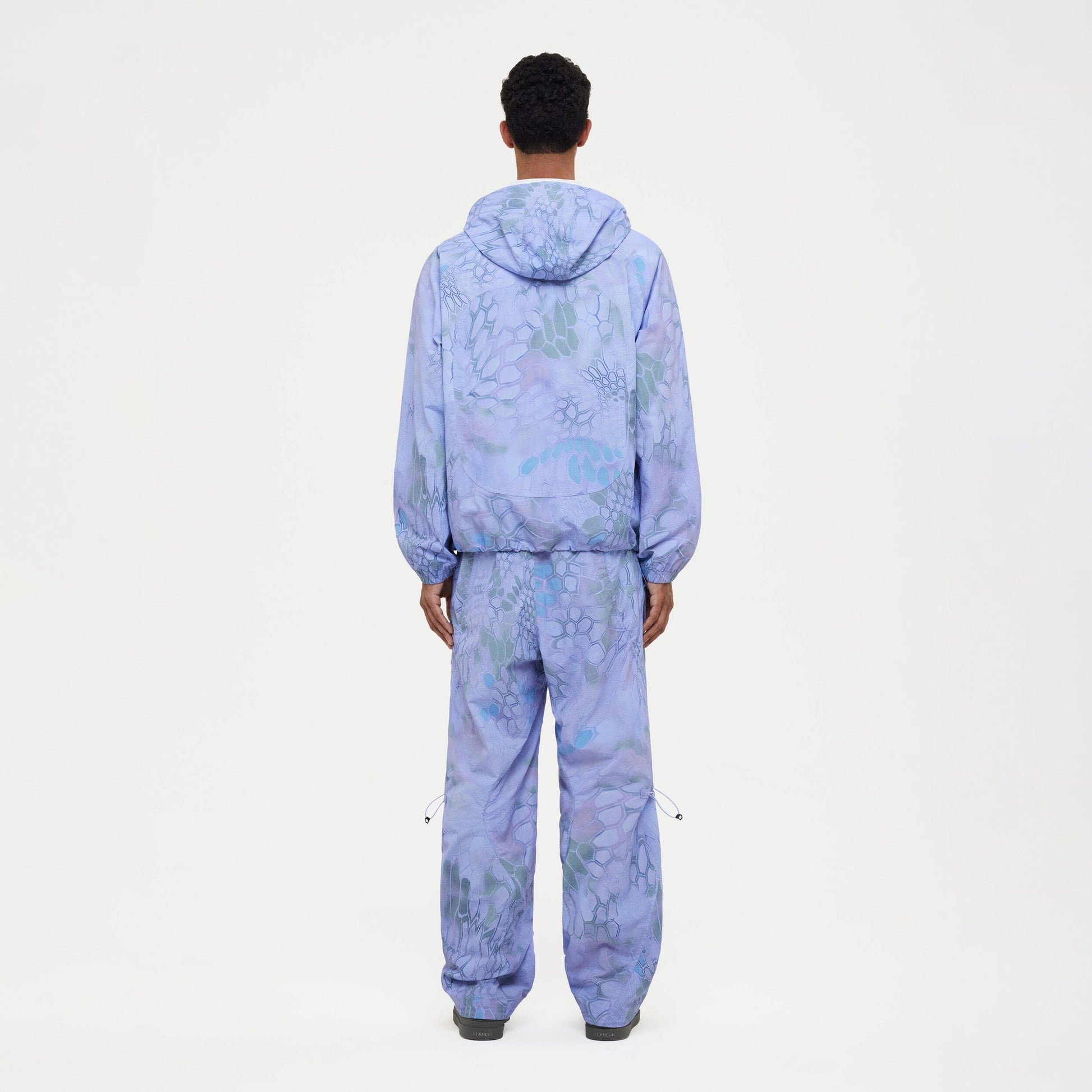 Turtle Nylon Trousers | Blue/Purple