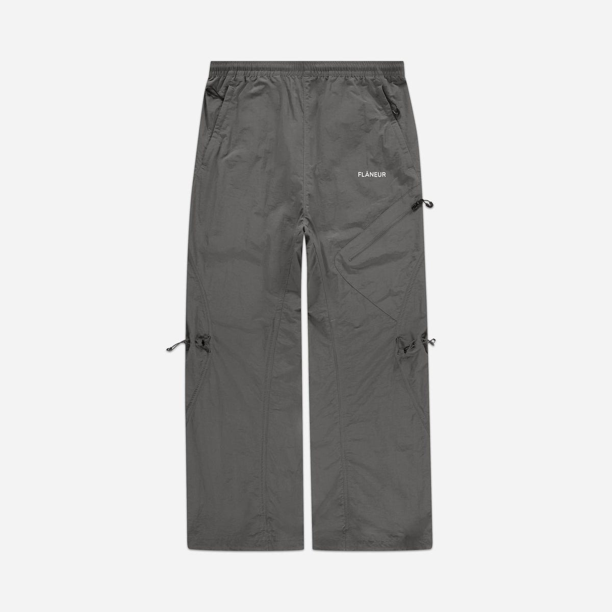 Turtle Nylon Trousers | Grey