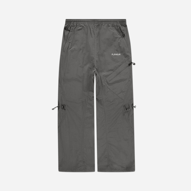 Turtle Nylon Trousers | Grey