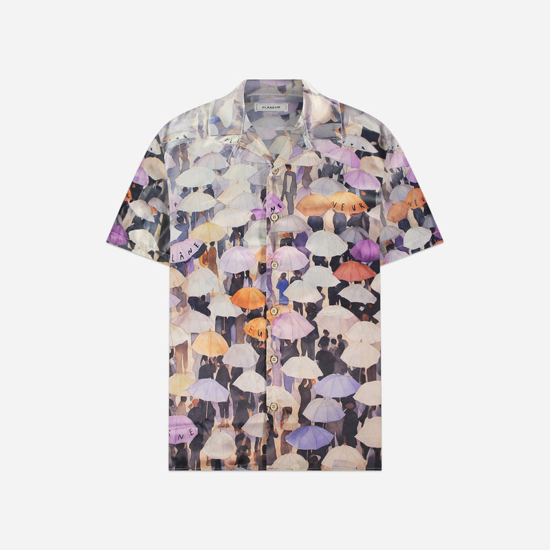 Umbrella Viscose Shirt | Purple