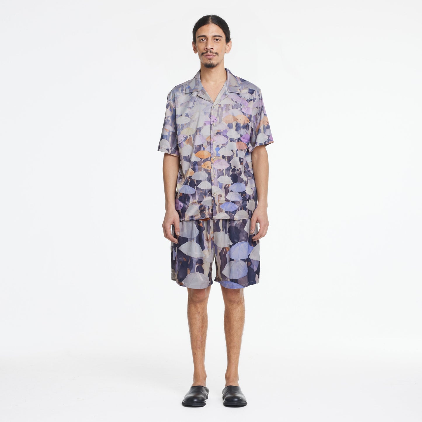 Umbrella Viscose Shirt | Purple