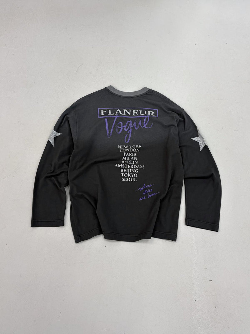 Vogue Long Sleeve | Washed Black