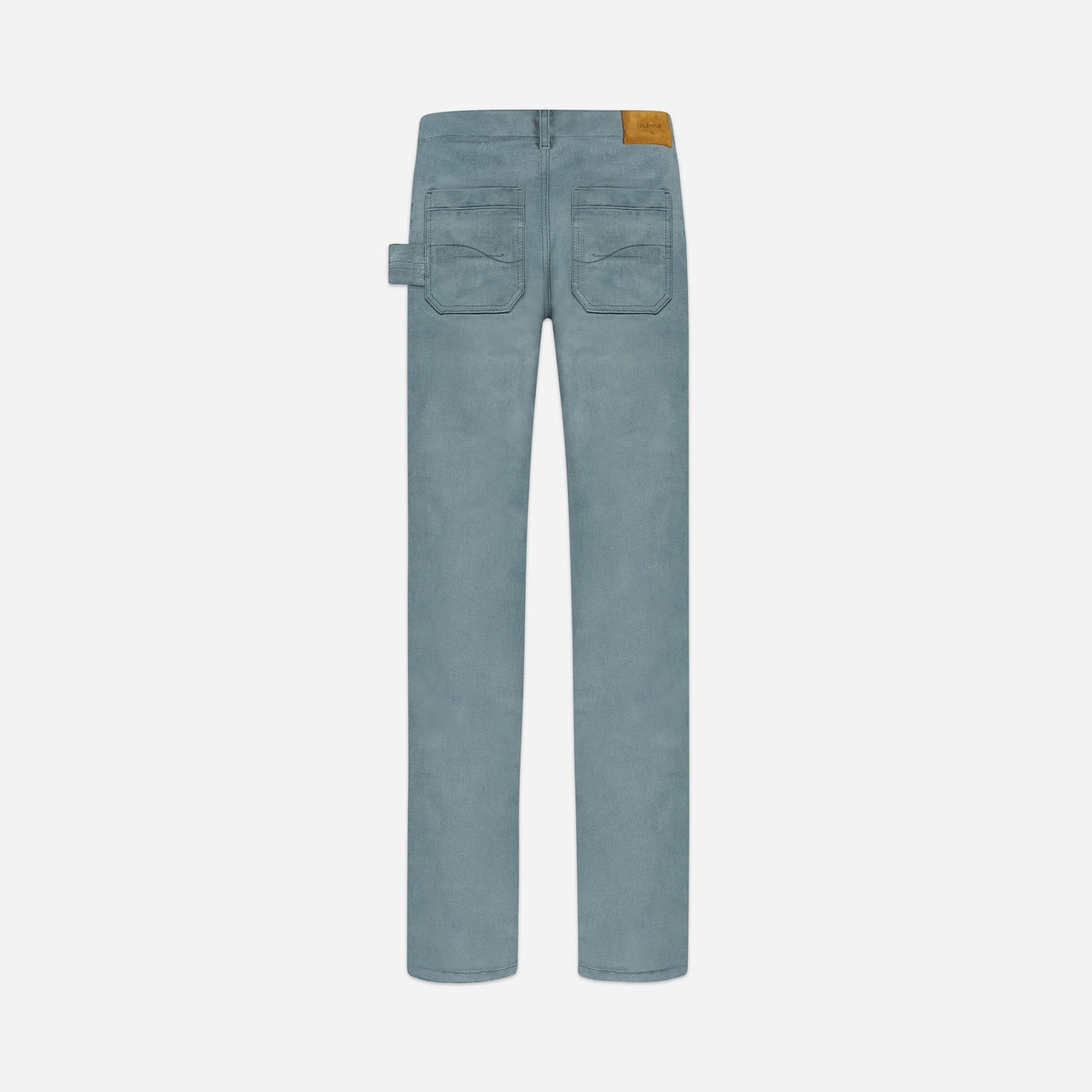 Waxed Denim Jeans | Azure Green