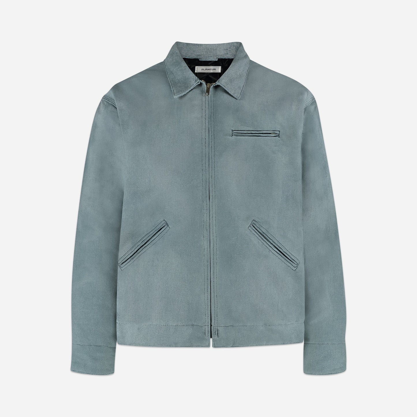 Waxed Worker jacket Azure green