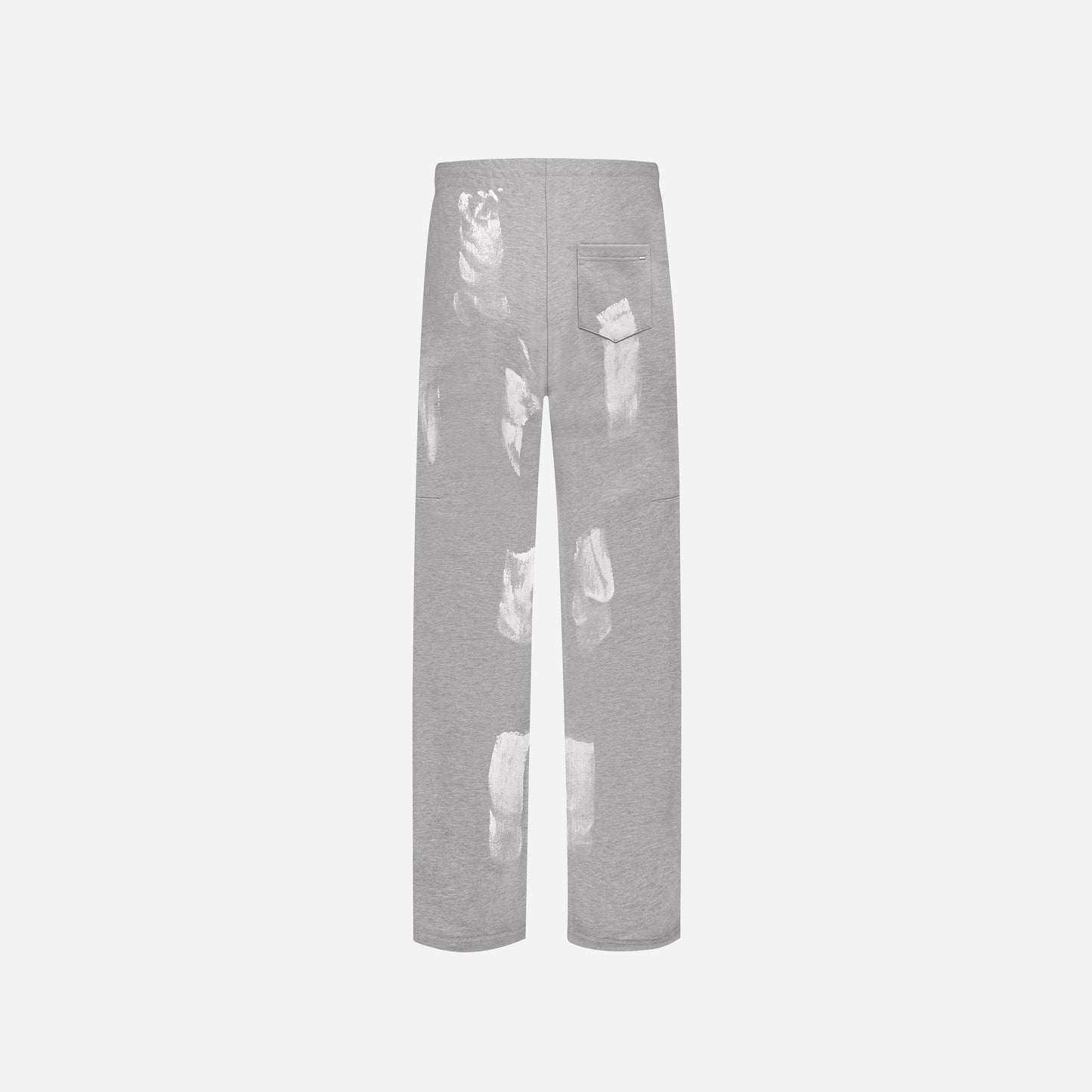 'Atelier' Sweatpants with Paint Stains in Grey
