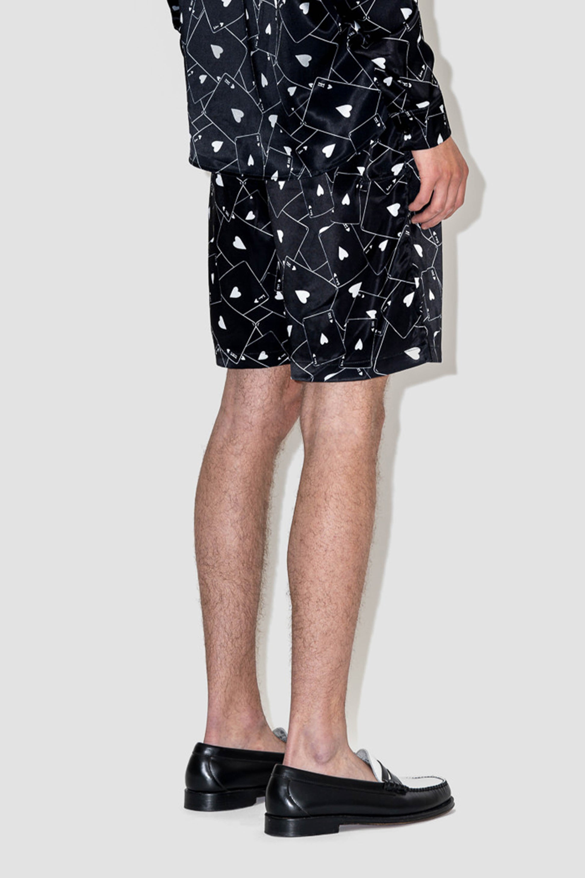 Cards Shorts in Black