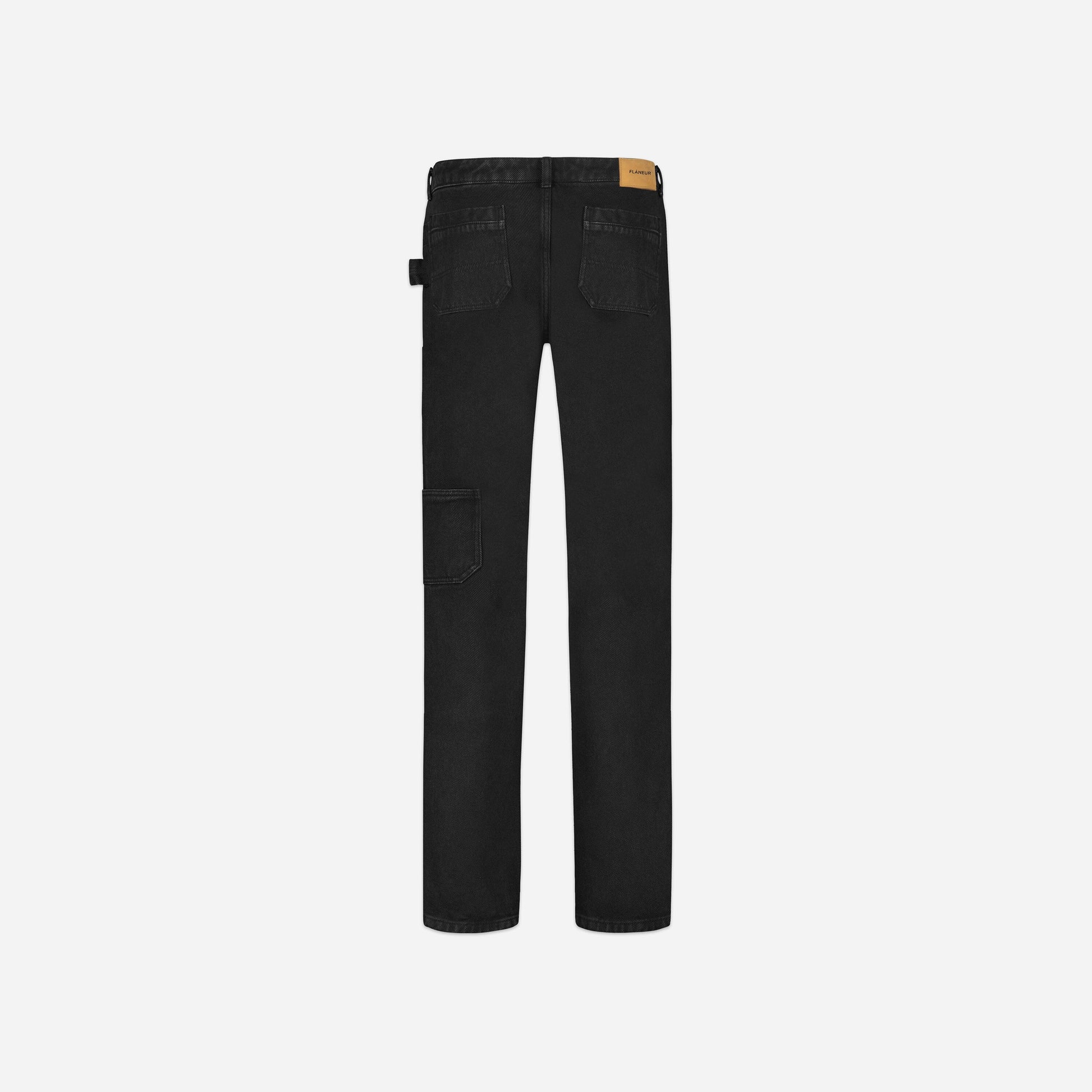 Carpenter Straight Jeans Black Denim