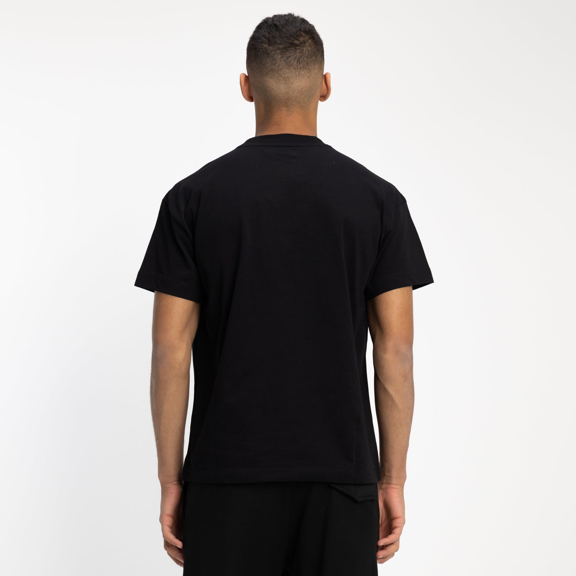 Distorted Printemps-Été T-Shirt in Black