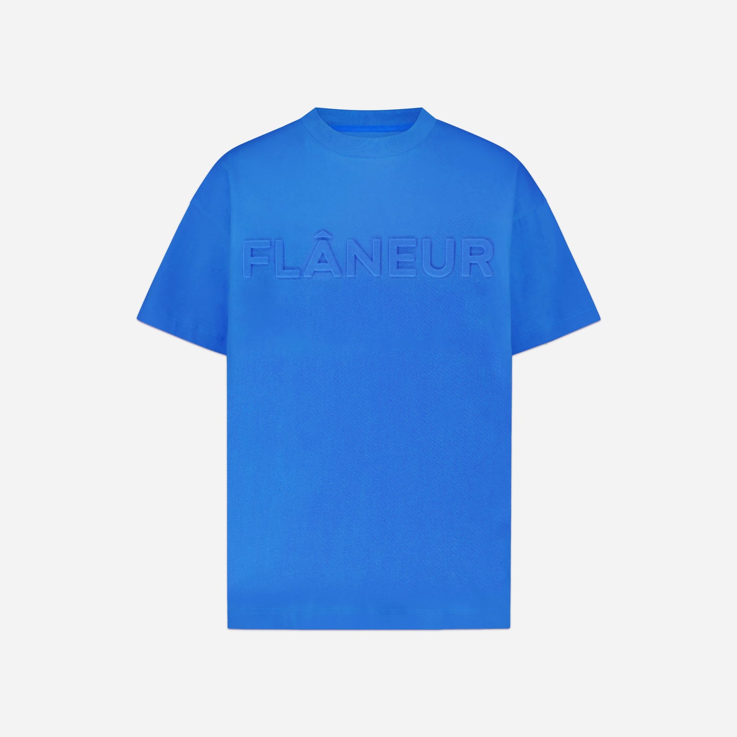 Embossed T-Shirt Blue