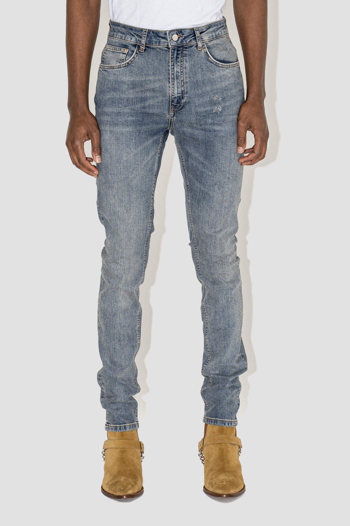 Essential Skinny Jeans in Light Indigo Denim