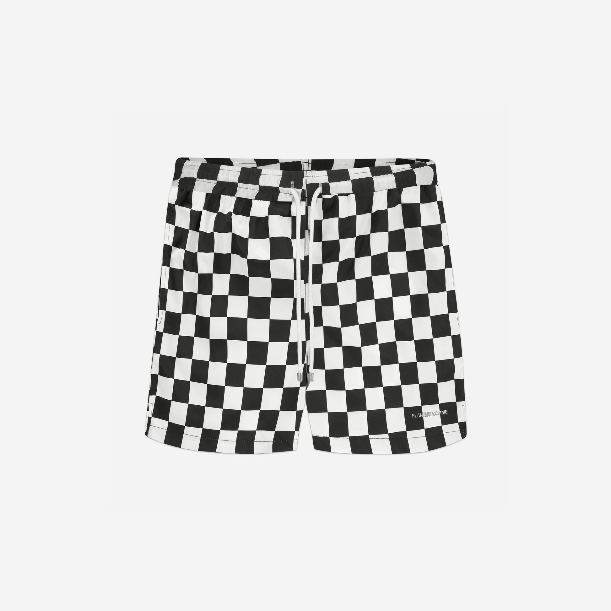 Essential Swim Shorts in Black/White Checkers