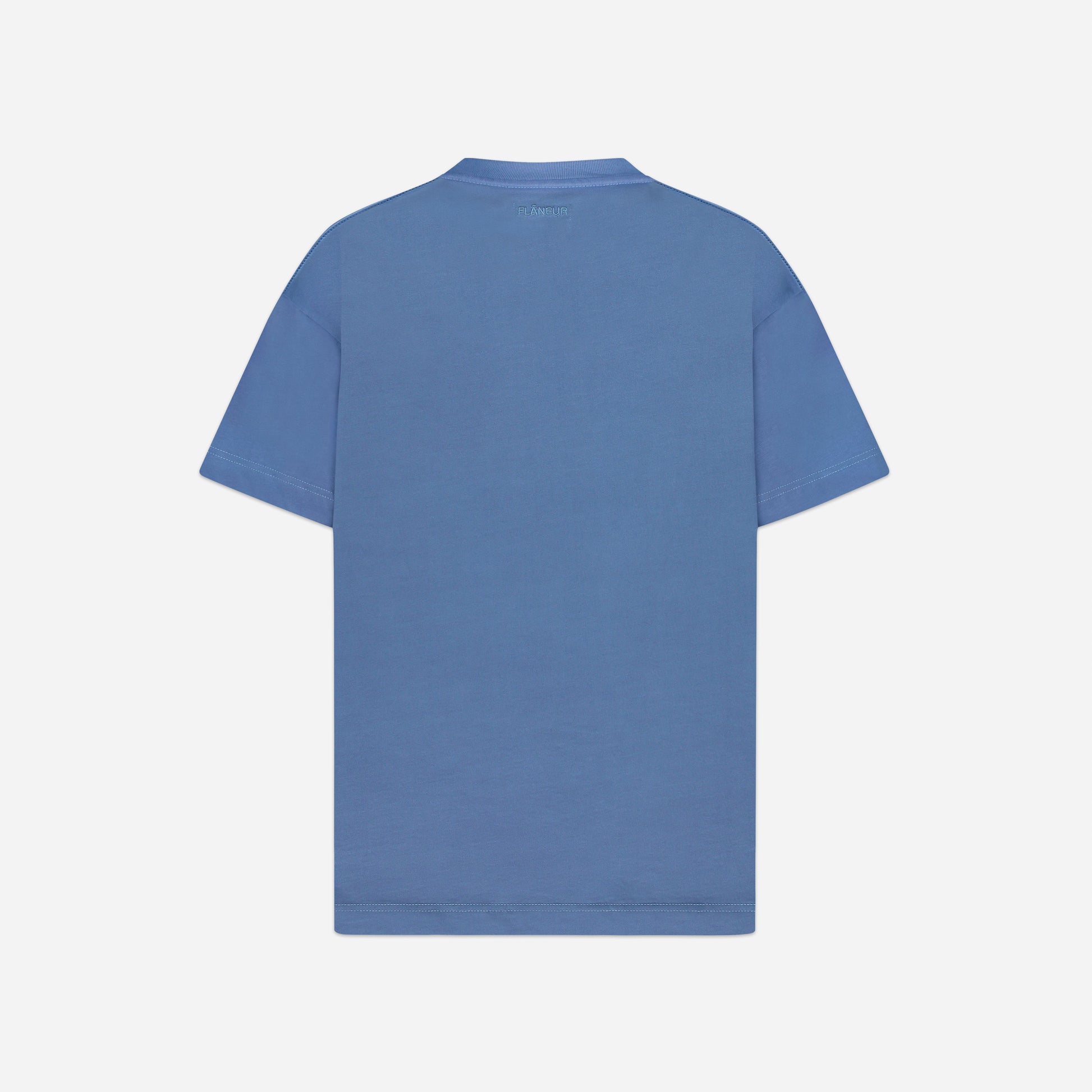 Floral Watercolor T-Shirt Blue
