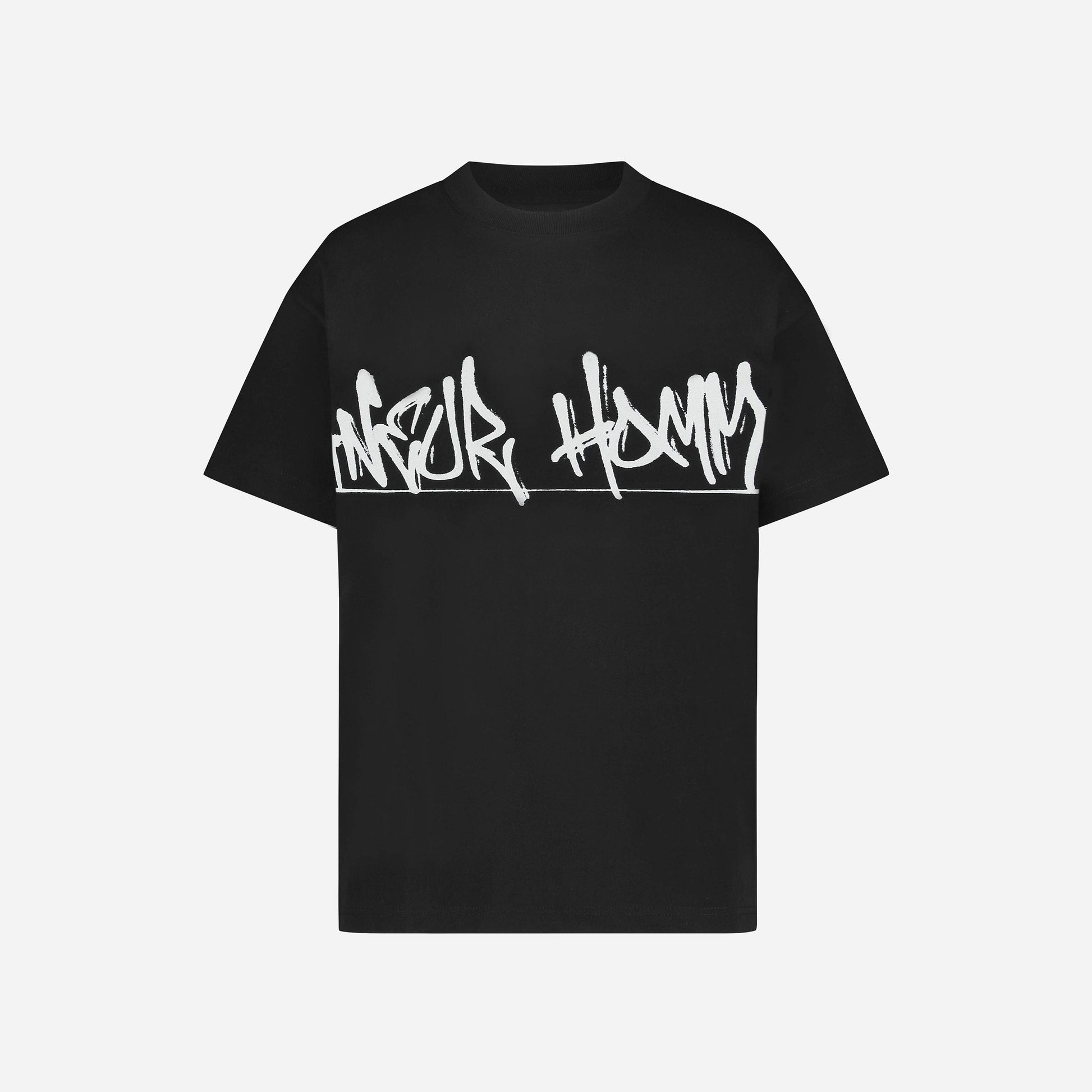 Graffiti All Over T-Shirt in Black