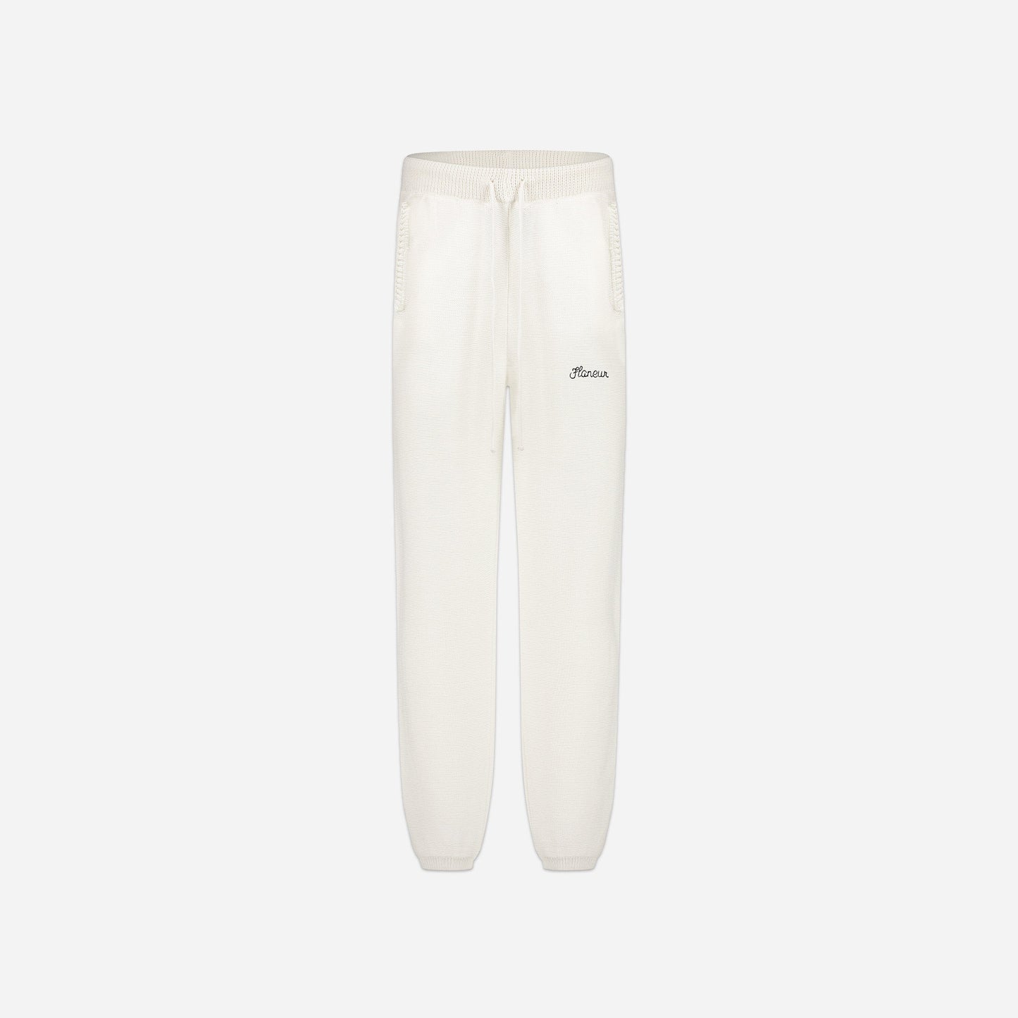Knitted Pants in Creme