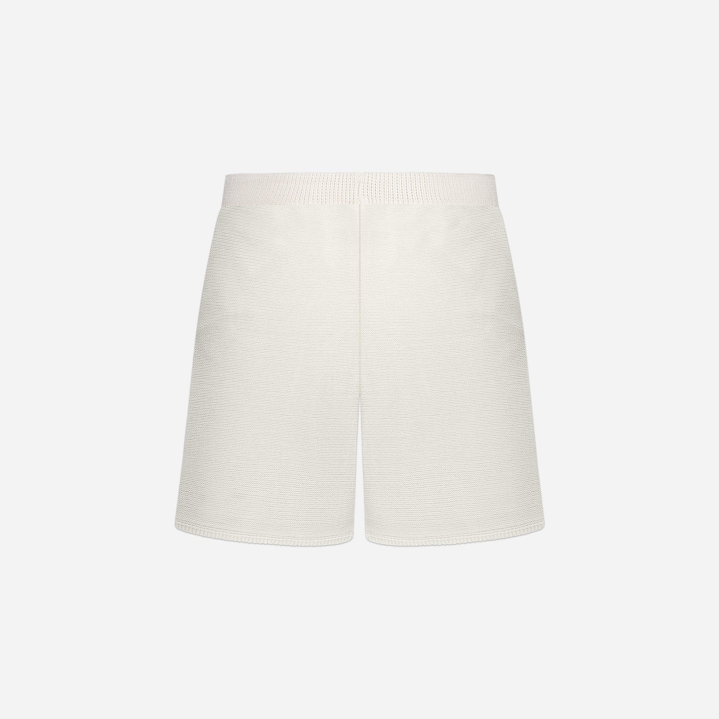 Knitted Shorts in Creme