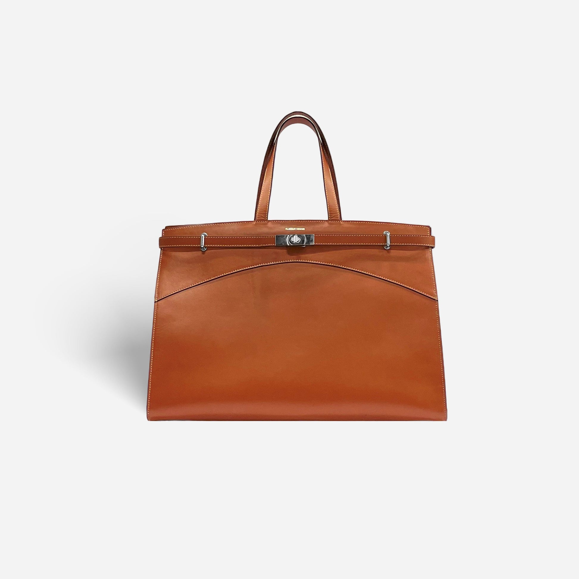 LG Horizon Travel Bag in Cognac Leather