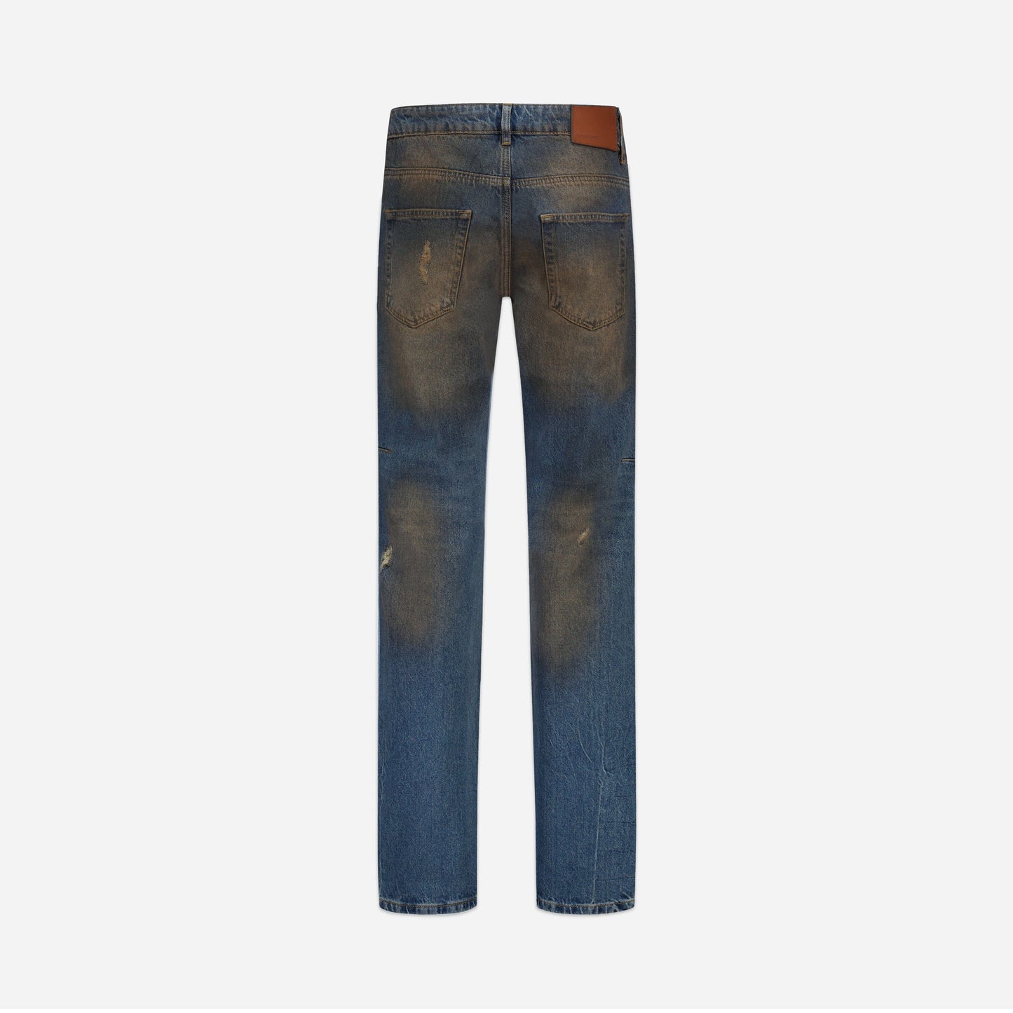 Straight Jeans in Dirty Indigo Denim