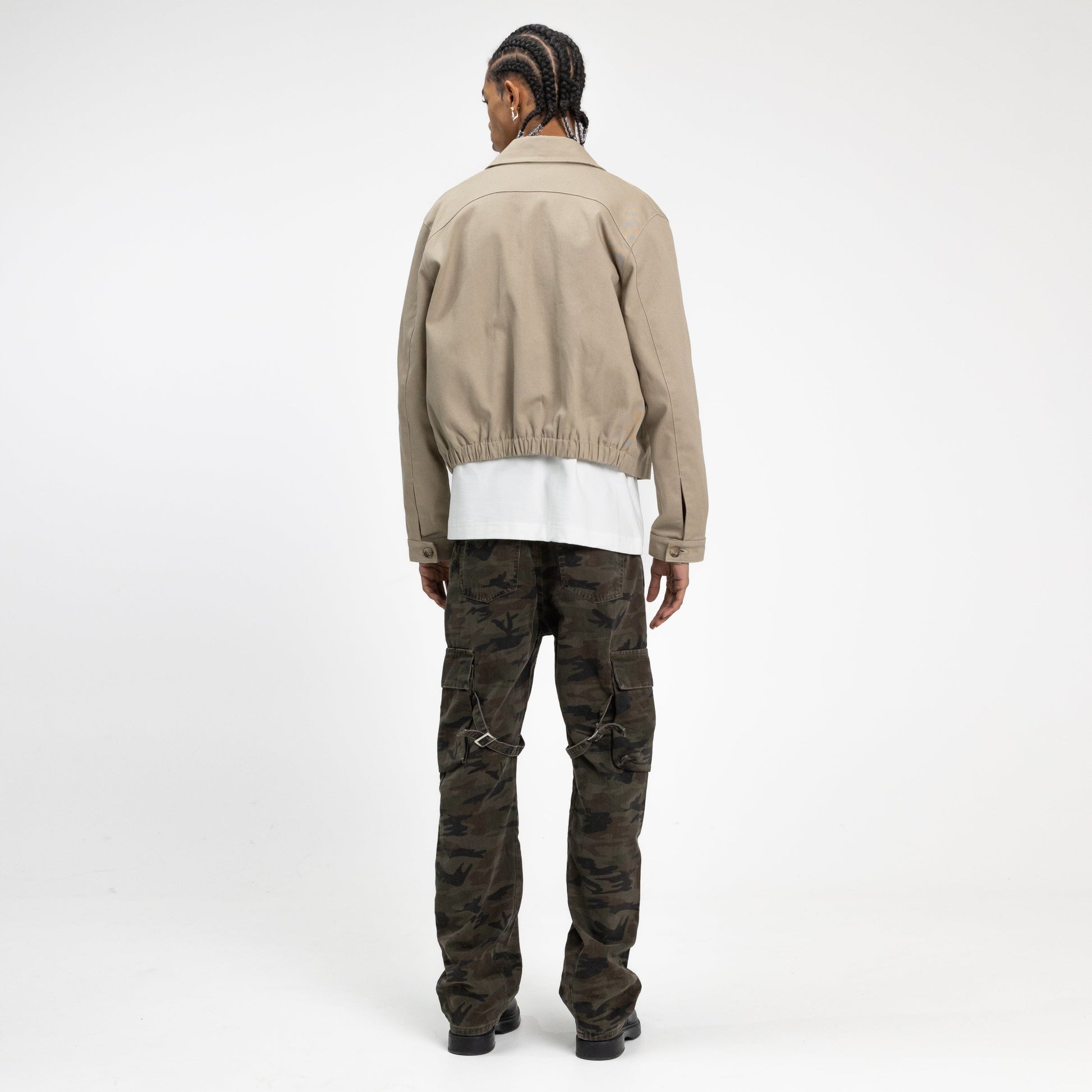 Strap Cargo Pants in Camo